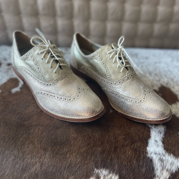 Cole Haan oxfords size 8 GOLD! - Picture 3 of 5
